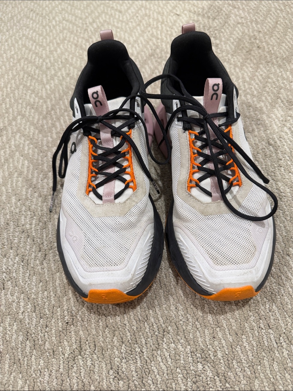 On Running Women’s White, Pink & Orange Athletic Shoes